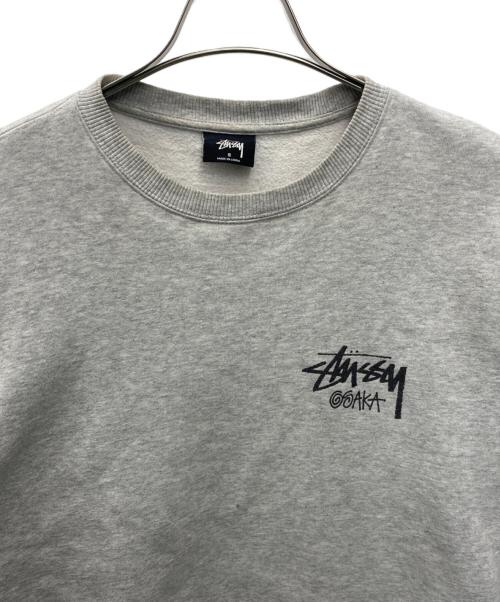 stussy（ステューシー）stussy (ステューシー) クルーネックスウェット グレー サイズ:Ｓの古着・服飾アイテム