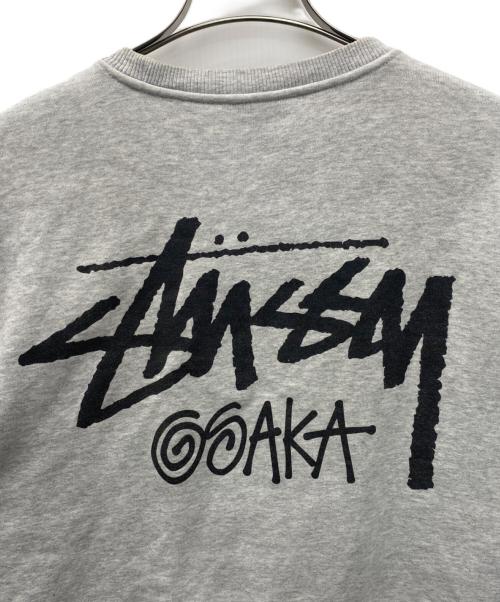 stussy（ステューシー）stussy (ステューシー) クルーネックスウェット グレー サイズ:Ｓの古着・服飾アイテム