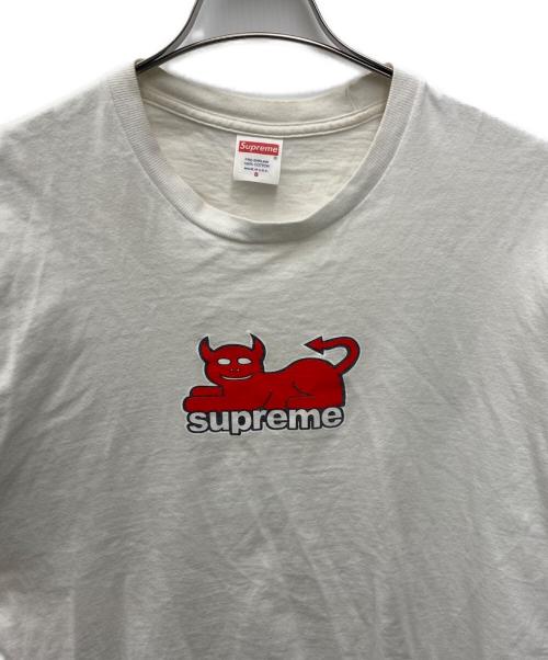 SUPREME（シュプリーム）Supreme (シュプリーム) Devil Cat Tシャツ ホワイト サイズ:Sの古着・服飾アイテム