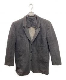 Y's for men（ワイズフォーメン）の古着「デニムテーラードジャケット」｜ブラック