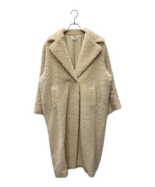 CASA FLINE（カーサフライン）CASA FLINE (カーサフライン) ボアウールコート ベージュ サイズ:Freeの古着・服飾アイテム