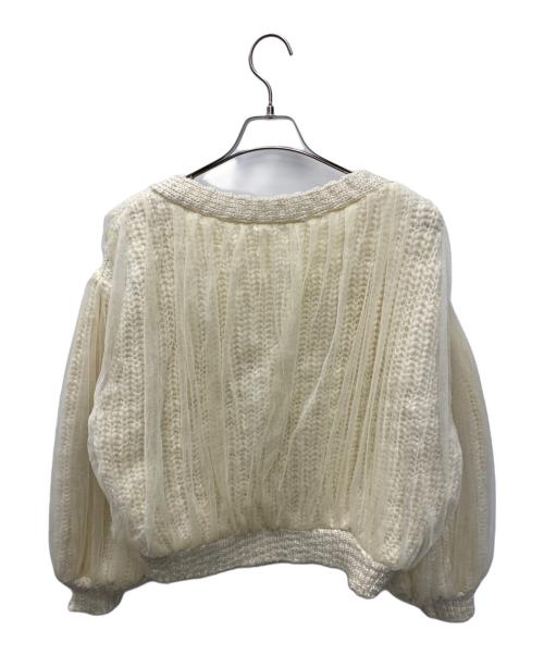 Snidel（スナイデル）Snidel (スナイデル) 厚手カーディガン ベージュ サイズ:Freeの古着・服飾アイテム