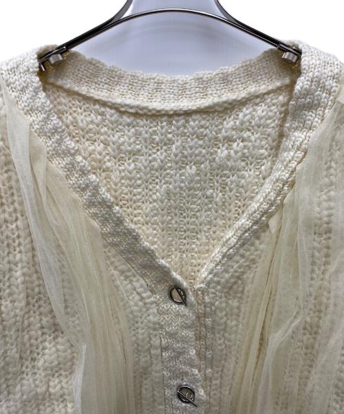 Snidel（スナイデル）Snidel (スナイデル) 厚手カーディガン ベージュ サイズ:Freeの古着・服飾アイテム