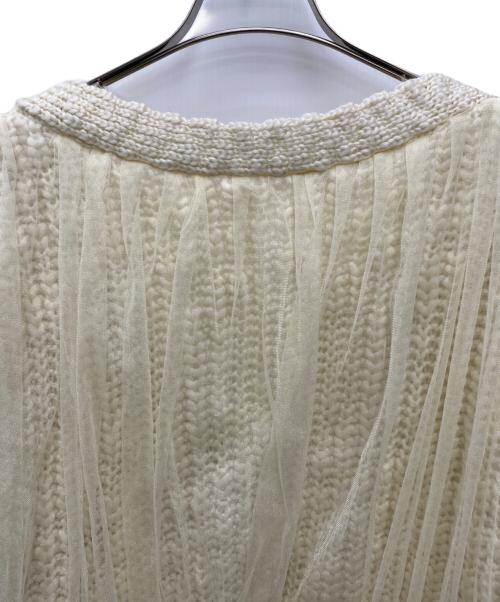 Snidel（スナイデル）Snidel (スナイデル) 厚手カーディガン ベージュ サイズ:Freeの古着・服飾アイテム