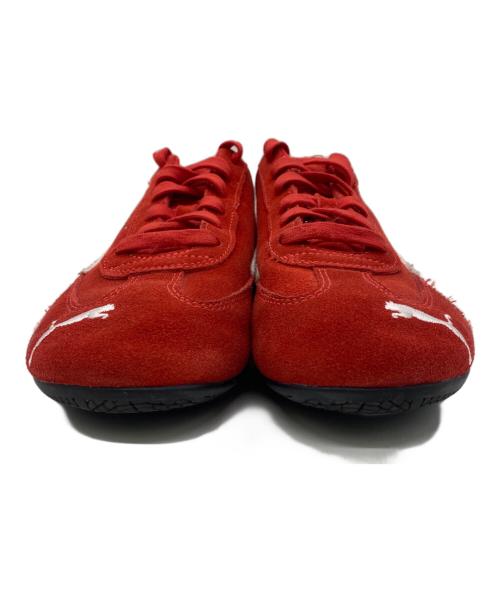 BALENCIAGA（バレンシアガ）BALENCIAGA (バレンシアガ) PUMA (プーマ) ローカットスニーカー レッド×ホワイト サイズ:27の古着・服飾アイテム