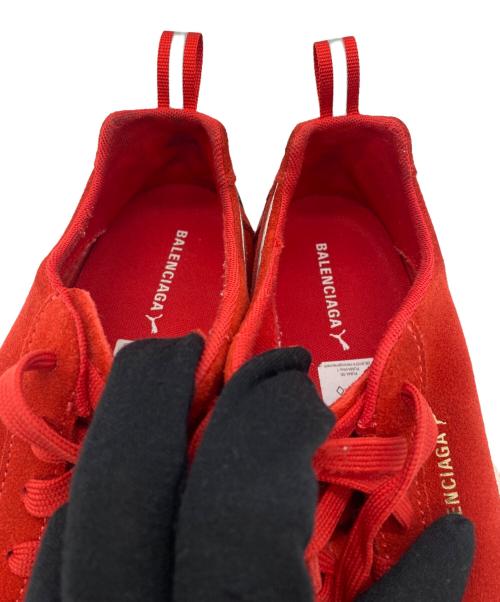 BALENCIAGA（バレンシアガ）BALENCIAGA (バレンシアガ) PUMA (プーマ) ローカットスニーカー レッド×ホワイト サイズ:27の古着・服飾アイテム