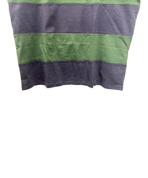 MONCLER（モンクレール）MONCLER (モンクレール) 半袖カットソー レッド×ネイビー×グリーン サイズ:XXLの古着・服飾アイテム