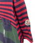 中古・古着 MONCLER (モンクレール) 半袖カットソー レッド×ネイビー×グリーン サイズ:XXL：8000円
