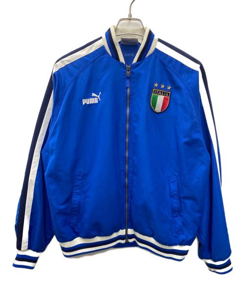 PUMA（プーマ）PUMA (プーマ) アンセムジャケット ブルー サイズ:Ｍの古着・服飾アイテム