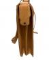中古・古着 Leder WOLF (レザーウォルフ) ビジネスバッグ キャメル：7000円