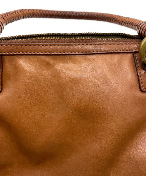 COLE HAAN（コールハーン）COLE HAAN (コールハーン) ミニボストンバッグ ブラウンの古着・服飾アイテム