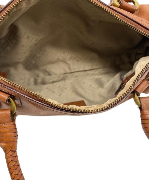 COLE HAAN（コールハーン）COLE HAAN (コールハーン) ミニボストンバッグ ブラウンの古着・服飾アイテム
