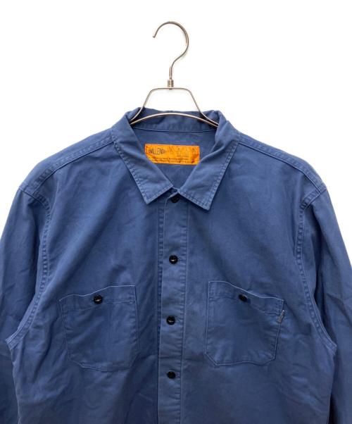 CHALLENGER（チャレンジャー）CHALLENGER (チャレンジャー) 長袖シャツ ブルー サイズ:Lの古着・服飾アイテム