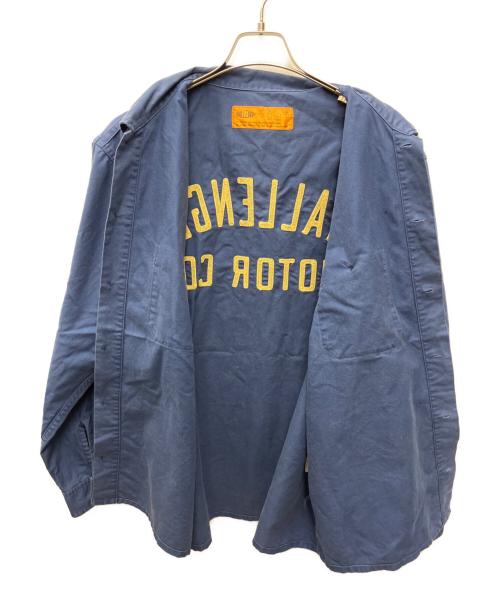 CHALLENGER（チャレンジャー）CHALLENGER (チャレンジャー) 長袖シャツ ブルー サイズ:Lの古着・服飾アイテム