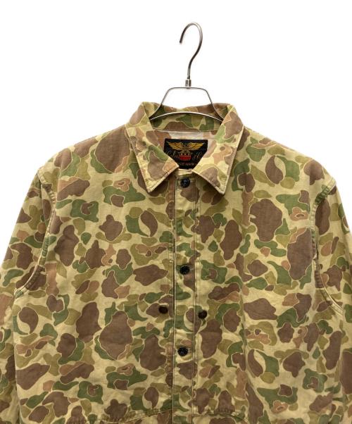 CALEE（キャリー）CALEE (キャリー) シャツジャケット カーキ サイズ:Lの古着・服飾アイテム
