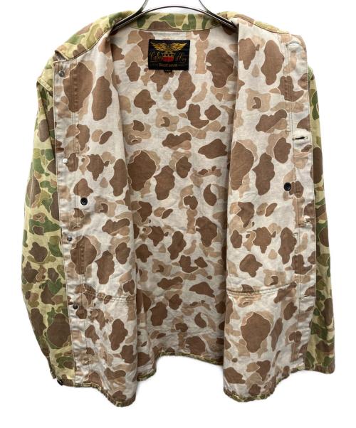 CALEE（キャリー）CALEE (キャリー) シャツジャケット カーキ サイズ:Lの古着・服飾アイテム
