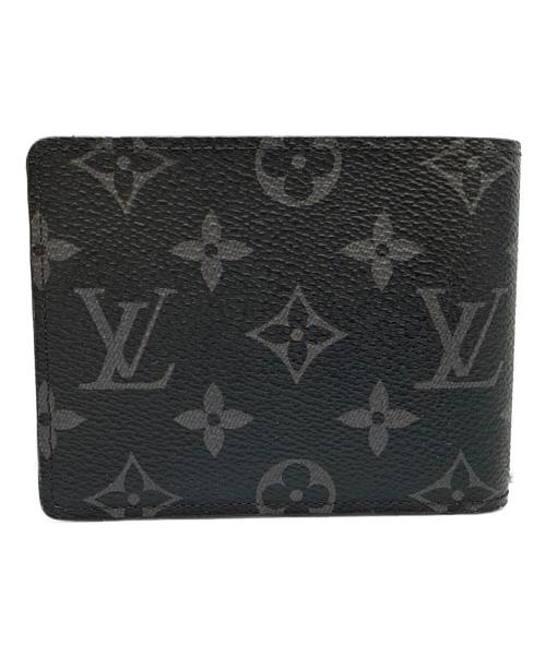 LOUIS VUITTON（ルイ ヴィトン）LOUIS VUITTON (ルイ ヴィトン) 2つ折り財布 ブラックの古着・服飾アイテム