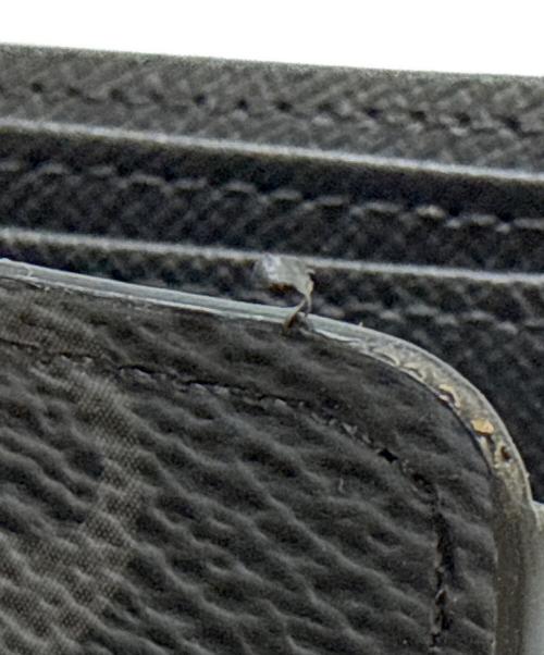 LOUIS VUITTON（ルイ ヴィトン）LOUIS VUITTON (ルイ ヴィトン) 2つ折り財布 ブラックの古着・服飾アイテム