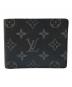 LOUIS VUITTON（ルイ ヴィトン）の古着「2つ折り財布」｜ブラック