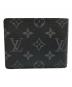 LOUIS VUITTON (ルイ ヴィトン) 2つ折り財布 ブラック：45000円