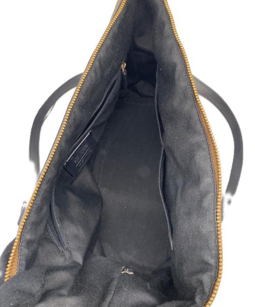 COACH（コーチ）COACH (コーチ) トートバッグ ブラウン×ブラックの古着・服飾アイテム