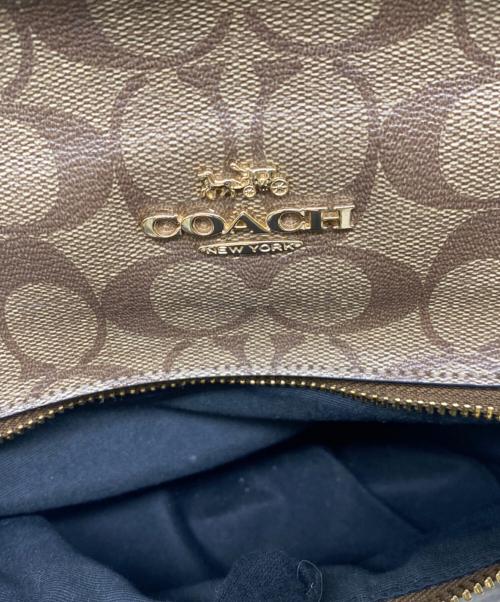 COACH（コーチ）COACH (コーチ) トートバッグ ブラウン×ブラックの古着・服飾アイテム