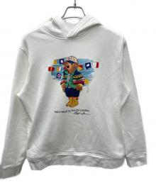 POLO RALPH LAUREN（ポロ・ラルフローレン）の古着「パーカー」｜ホワイト