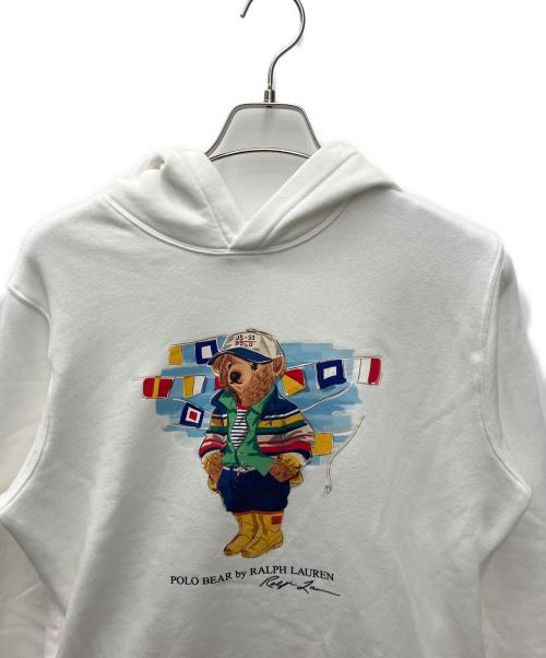 POLO RALPH LAUREN（ポロ・ラルフローレン）POLO RALPH LAUREN (ポロ・ラルフローレン) パーカー ホワイト サイズ:XLの古着・服飾アイテム