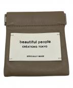 beautiful peopleビューティフルピープル）の古着「コインケース」｜ベージュ