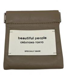 beautiful people（ビューティフルピープル）の古着「コインケース」｜ベージュ