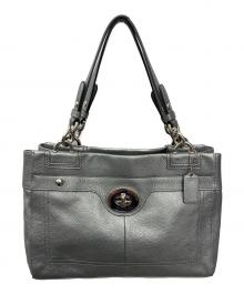 COACH（コーチ）の古着「ハンドバッグ」｜シルバー