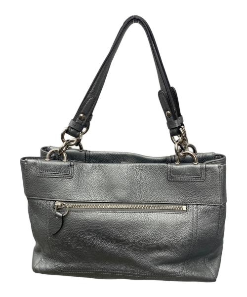 COACH（コーチ）COACH (コーチ) ハンドバッグ シルバーの古着・服飾アイテム