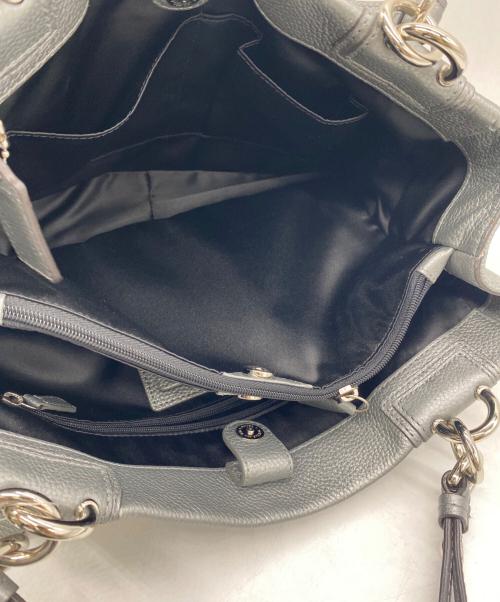 COACH（コーチ）COACH (コーチ) ハンドバッグ シルバーの古着・服飾アイテム