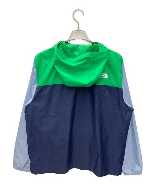 THE NORTH FACE（ザ ノース フェイス）THE NORTH FACE (ザ ノース フェイス) シェルジャケット ネイビー×グリーン サイズ:Ｌの古着・服飾アイテム