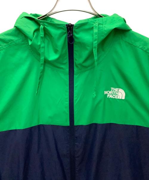 THE NORTH FACE（ザ ノース フェイス）THE NORTH FACE (ザ ノース フェイス) シェルジャケット ネイビー×グリーン サイズ:Ｌの古着・服飾アイテム