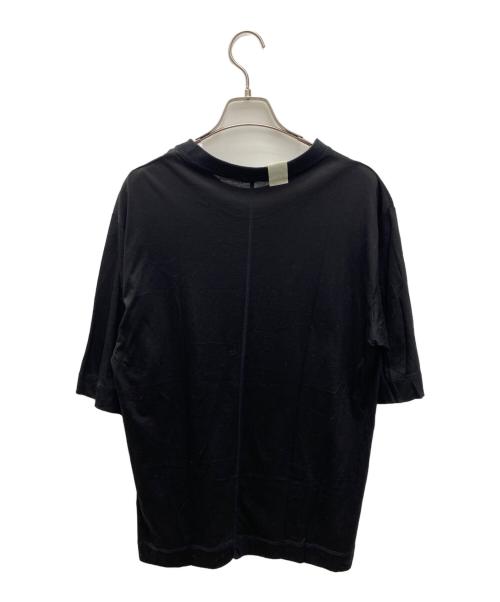 N.HOOLYWOOD（エヌ ハリウッド）N.HOOLYWOOD (エヌ ハリウッド) 半袖カットソー ブラック サイズ:36の古着・服飾アイテム