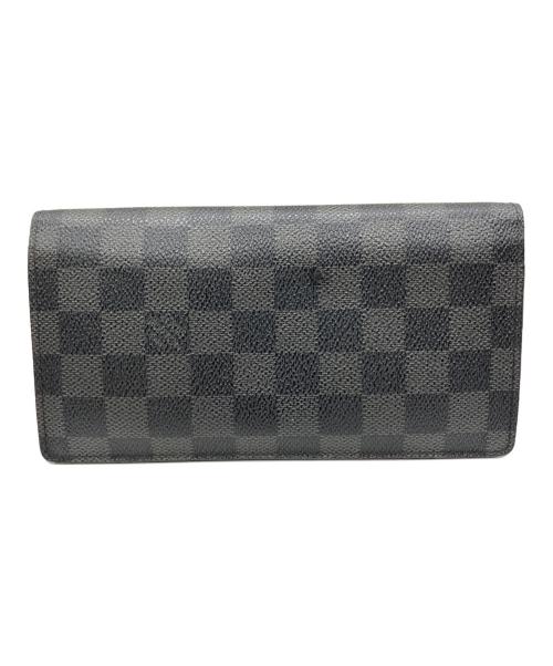 LOUIS VUITTON（ルイ ヴィトン）LOUIS VUITTON (ルイ ヴィトン) 長財布 ブラックの古着・服飾アイテム