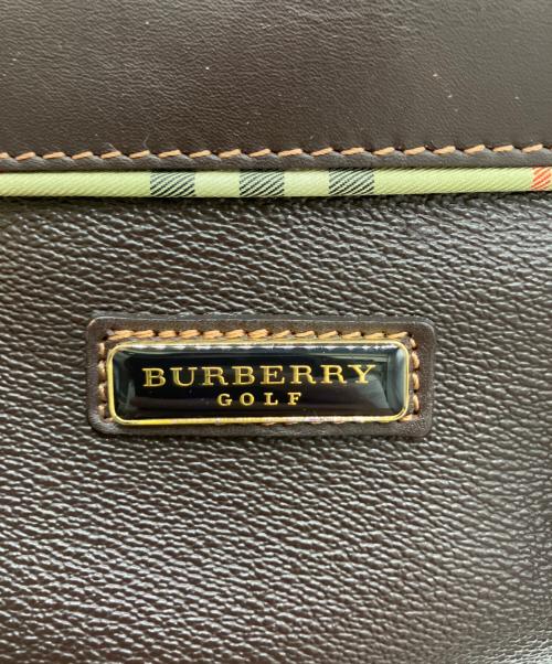BURBERRY GOLF（バーバリーゴルフ）BURBERRY GOLF (バーバリーゴルフ) ボストンバッグ ブラウンの古着・服飾アイテム
