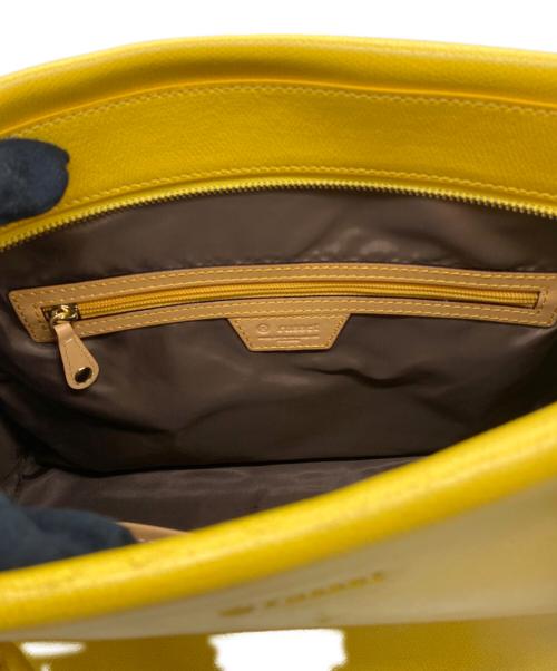 russet（ラシット）russet (ラシット) タッセル付きスタッズトートバッグ イエローの古着・服飾アイテム