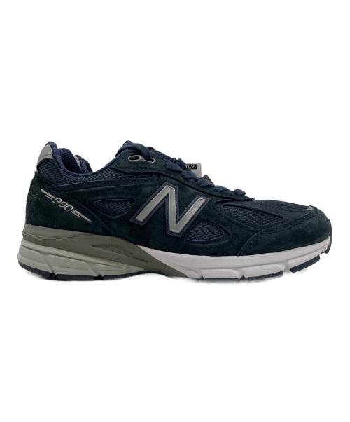NEW BALANCE（ニューバランス）NEW BALANCE (ニューバランス) ローカットスニーカー ネイビー×ホワイト サイズ:23 未使用品の古着・服飾アイテム