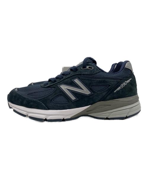 NEW BALANCE（ニューバランス）NEW BALANCE (ニューバランス) ローカットスニーカー ネイビー×ホワイト サイズ:23 未使用品の古着・服飾アイテム
