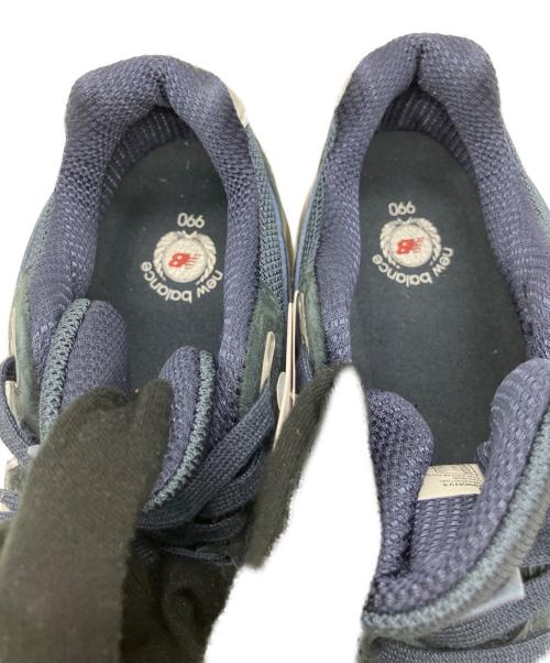 NEW BALANCE（ニューバランス）NEW BALANCE (ニューバランス) ローカットスニーカー ネイビー×ホワイト サイズ:23 未使用品の古着・服飾アイテム