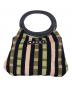 MARNI（マルニ）の古着「ボートバッグ」｜ブラック×グリーン×ピンク