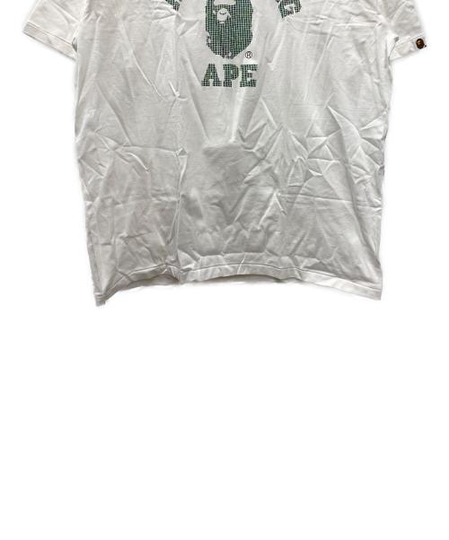 A BATHING APE（アベイシングエイプ）A BATHING APE (アベイシングエイプ) 半袖カットソー ホワイト サイズ:2XLの古着・服飾アイテム