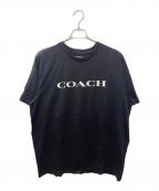 COACHコーチ）の古着「半袖カットソー」｜ブラック