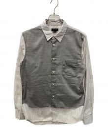 COMME des GARCONS HOMME PLUS（コムデギャルソンオムプリュス）の古着「長袖シャツ」｜グレー×ホワイト