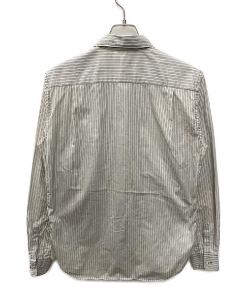 COMME des GARCONS HOMME PLUS（コムデギャルソンオムプリュス）COMME des GARCONS HOMME PLUS (コムデギャルソンオムプリュス) 長袖シャツ グレー×ホワイト サイズ:Ｍの古着・服飾アイテム