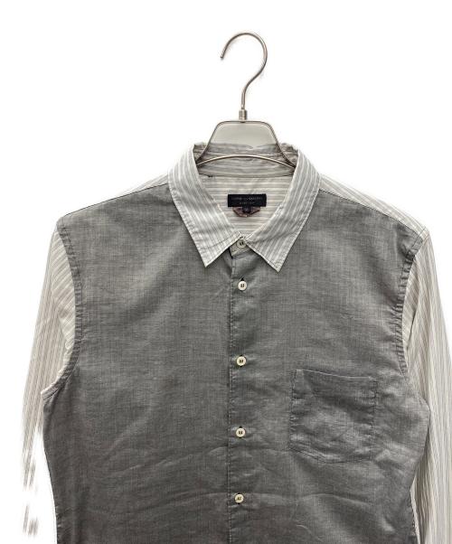 COMME des GARCONS HOMME PLUS（コムデギャルソンオムプリュス）COMME des GARCONS HOMME PLUS (コムデギャルソンオムプリュス) 長袖シャツ グレー×ホワイト サイズ:Ｍの古着・服飾アイテム