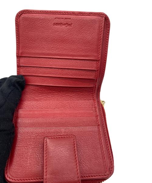 Yves Saint Laurent（イヴサンローラン）Yves Saint Laurent (イヴサンローラン) 2つ折り財布 レッドの古着・服飾アイテム