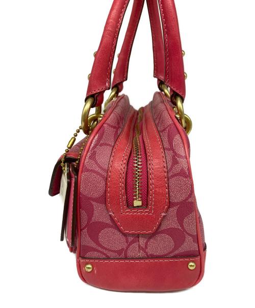COACH（コーチ）COACH (コーチ) ハンドバッグ ピンクの古着・服飾アイテム
